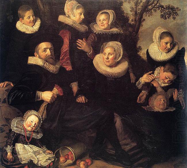 Frans Hals Portrait of an unknown family china oil painting image